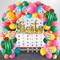 Cinco De Mayo Fiesta Party Decorations - Mexican Themed Balloons Garland Arch Kit + Circle Dot Garland for Birthday Decor Supplies (No Air Pump)